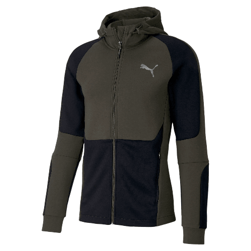 puma tape full zip hoodie